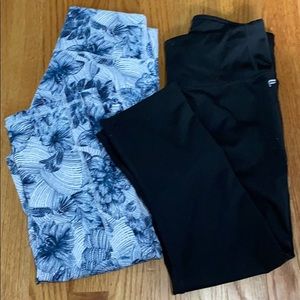 Two Capri leggings